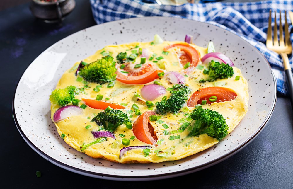 omelete de legumes é uma das receitas mais fáceis e rápidas que você aprenderá hoje