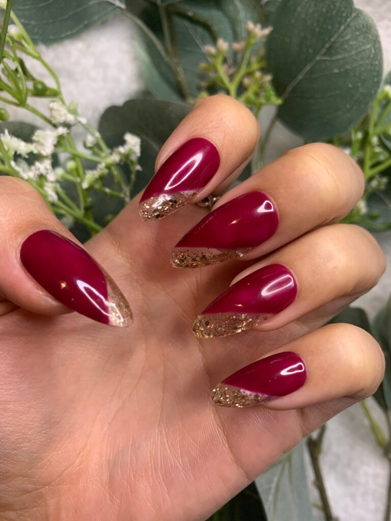 unhas vermelhas