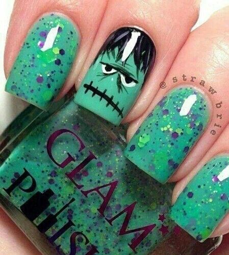 unhas de halloween,Halloween