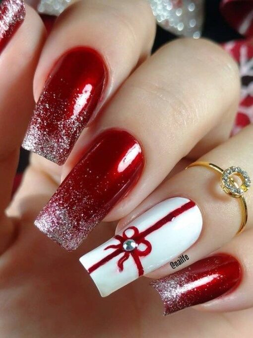 unhas de natal,unhas para o natal