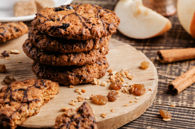 Cookies de Aveia com Chocolate