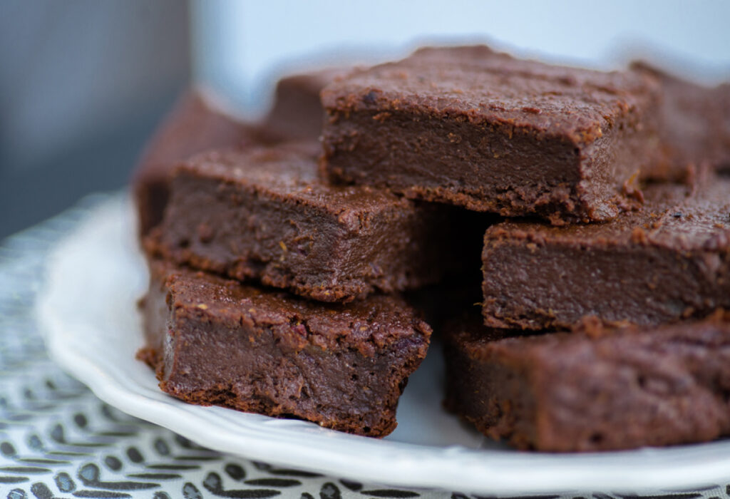 brownie de batata doce