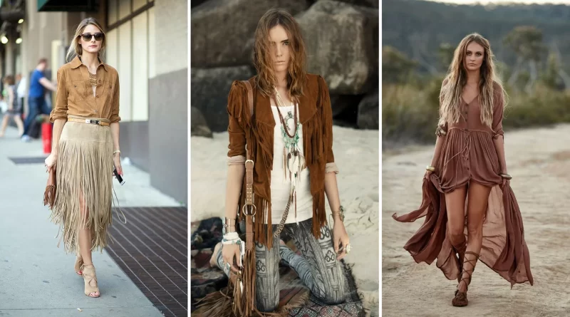 look boho de inverno