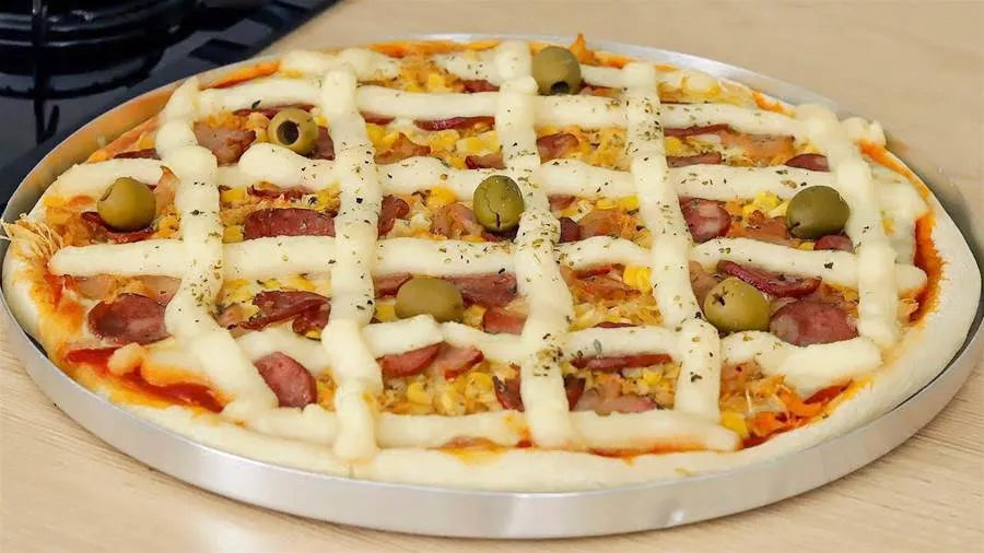 Receita de Pizza Caseira 2 pizza caseira